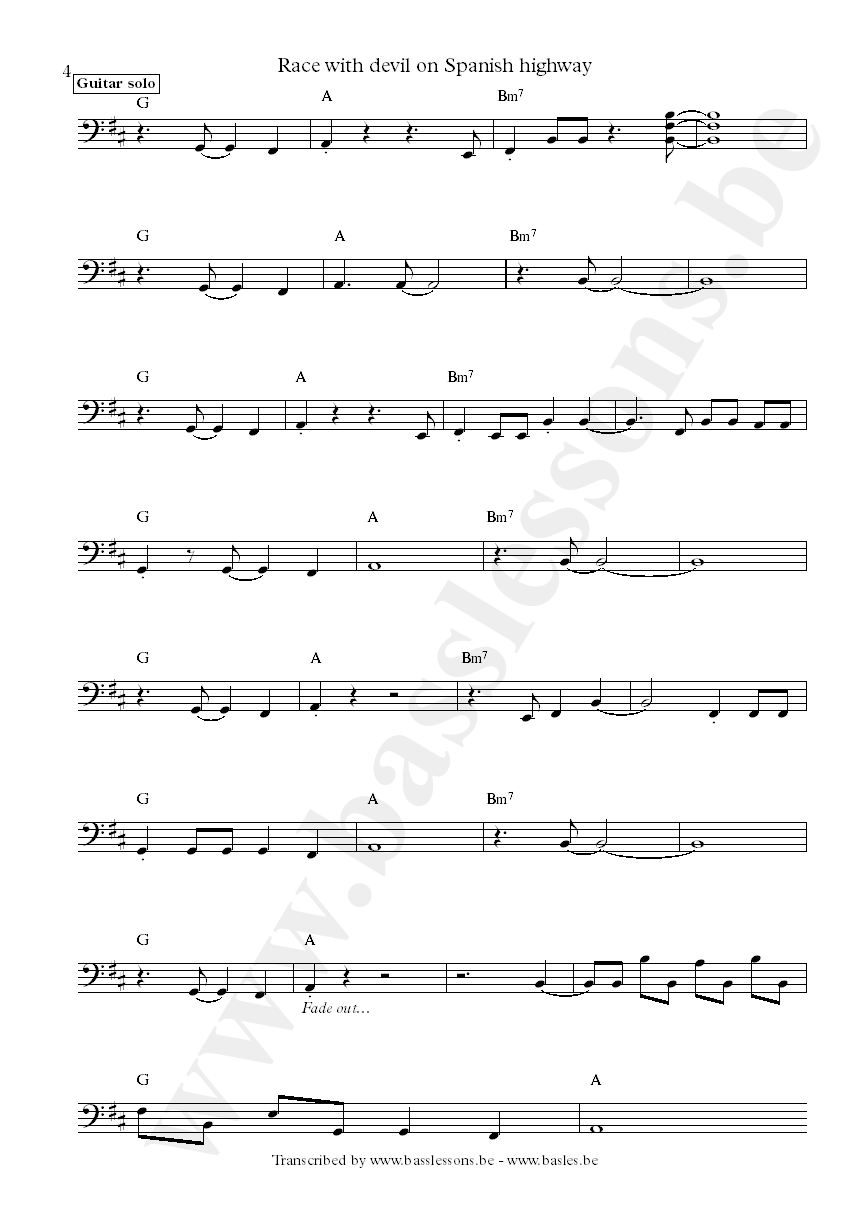 al di meola anthony jackson bass transcription part 2