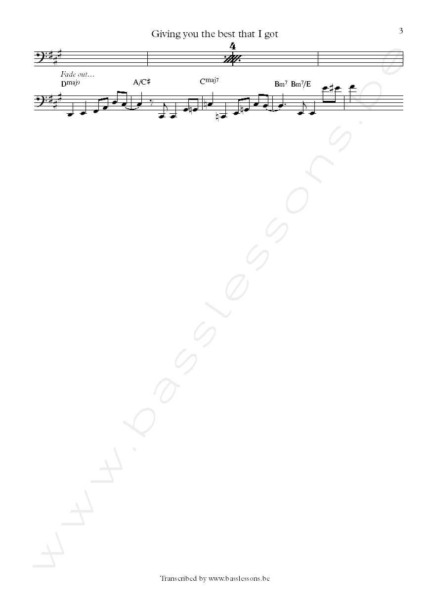 Anita baker nathan east bass transcription part 3