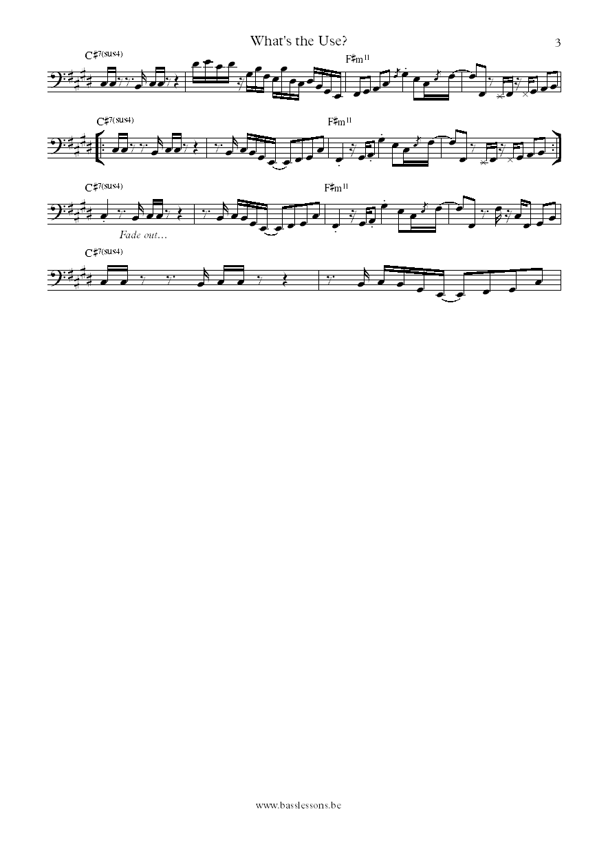 Mac Miller whats the use thundercat bass transcription part 3