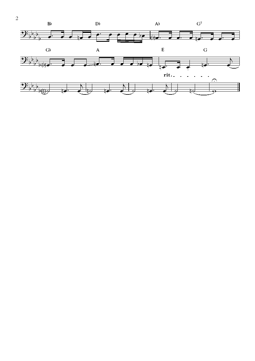 Portishead Half Day Closing bass transcription part 2