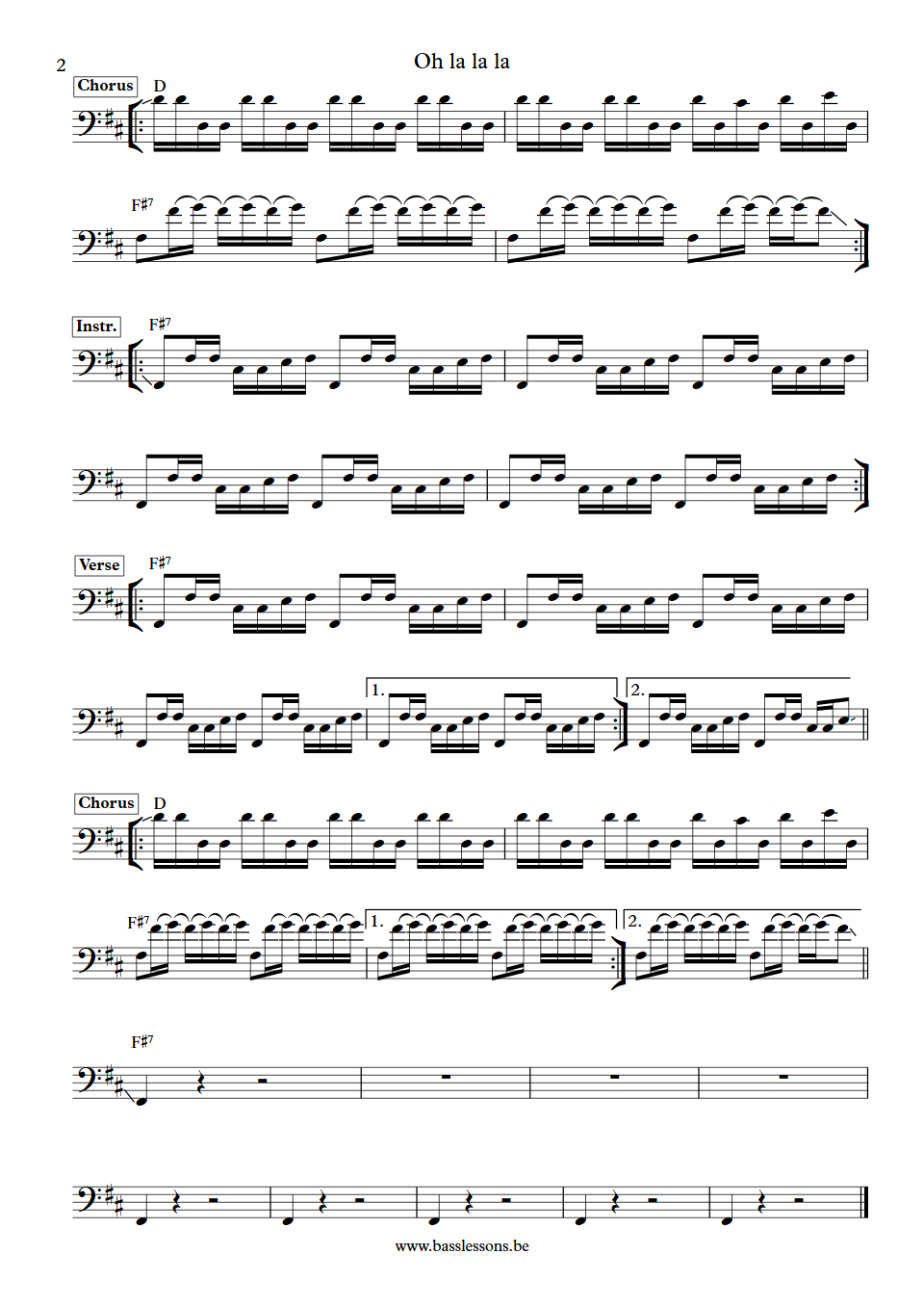 TC Matic oh la la la bas transcriptie Ferre Baelen deel 2