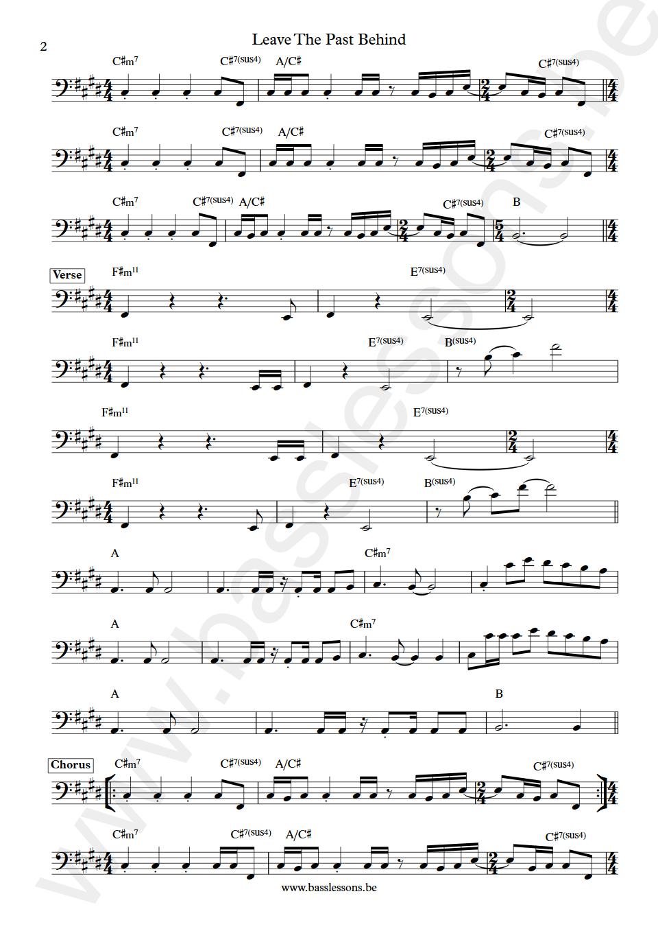 Fates Warning Leave The Past Behind  Joe DiBiase bass transcription part 