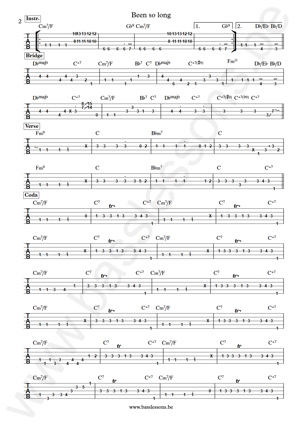 Anita Baker Been so long Jimmy Haslip  Bass Tab part 2